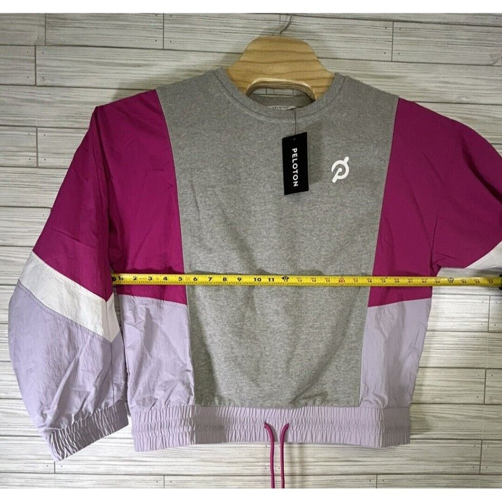 Peloton Womens Chic Fabric Mix Pullover Cinch Waist Size Extra Large NWT $102.00 - Picture 5 of 7